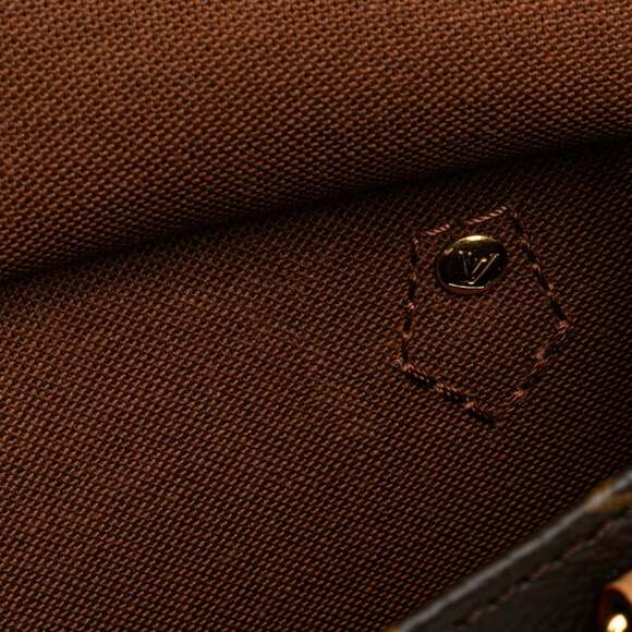 Louis Vuitton Monogram Petite Sac Plat Handbag/Shoulder Bag 2WAY M69442 Brown... - Picture 6 of 11